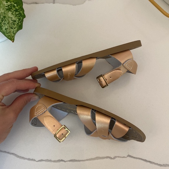 SOLD! Rose Gold Saltwater Sandals - Picture 8 of 11